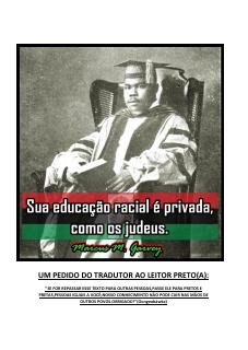 Marcus Garvey sobre -Economia