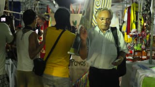 Cortejo estandarte da Teia dos Povos na V Jornada